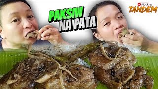 PAKSIW NA PATA MUKBANG  PINOY FOOD MUKBANG AJACK IN paksiwnapata asmr mukbang viral mukbangers [upl. by Nodlehs889]