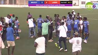 West Coast Zonal SemiFinal Lamin VS Brufut [upl. by Aicilana]