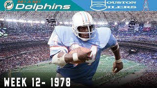 Earl Campbells Unforgettable Monday Night Dolphins vs Oilers 1978  NFL Vault Highlights [upl. by Dickson]