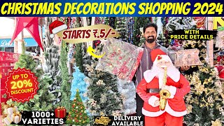 🌲Christmas Decorsல இவ்வளவு Varietyஆ😍  🧑‍🎄Christmas Decorations Shopping 2024✨ MK Reacts [upl. by Duomham]