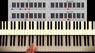 How to play All of me  John Legend PART 1 Intro  Verse Original Piano lesson Tutorial [upl. by Elianora632]