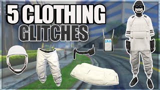 GTA 5 TOP 5 CLOTHING GLITCHES AFTER PATCH 166 Ripped Shirt Invisible Torso amp More GTA ONLINE [upl. by Ettelegna394]