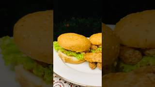 Quick amp Easy🤤🍔😍CRISPY Chicken Burger Recipe [upl. by Jenne299]