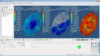 Hypermesh 11  Flywheel  Rotational Stresses [upl. by Socha]