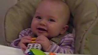 Larken Babys First Words Baby Babbling Babble Talk [upl. by Ennovi]