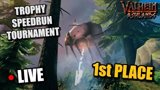 WR LIVE Trophy Tournament INSANE SCORE  Valheim Speedrunning [upl. by Linell]