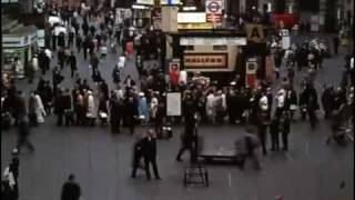 1970 Waterloo Station rush hour timelapse film [upl. by Yarled]