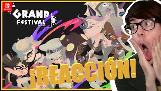 Mi REACCIÓN al GRAND FESTIVAL y NUEVAS AMIIBO de SPLATOON 3  SPLATOON 3 2º ANNIVERSARY SWITCH🎮 [upl. by Ronoel]