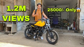 Self Made Bike🔥  Cafe Racer Modified [upl. by Niddala]