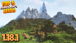 Top 5 EPIC SEEDS for Minecraft 1181 Best Minecraft 1181 Seeds [upl. by Ailugram]