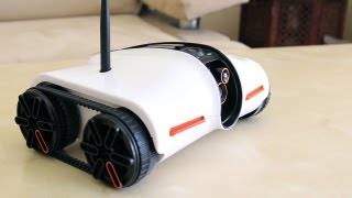 iOS Controlled Rover by Brookstone Review and Demo [upl. by Rowell612]