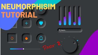 NEUMORPHISM  SOFT UI DESIGN TUTORIAL FIGMA FOR ABSOLUTE BEGINNERS [upl. by Stahl384]