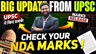 Huge Update From UPSC😱 NDA Marks Released By UPSC NDA Merit List 2023 Learn With Sumit [upl. by Iphigeniah72]