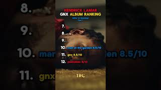 Kendrick Lamar GNX Album Ranking Pt1 rap kendricklamar gnx album albumranking hiphop yt [upl. by Olive]