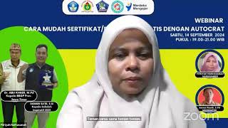 Webinar Cara Mudah SertifikatPiagam otomatis Menggunakan Autocrat [upl. by Shaikh]