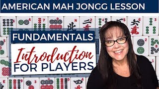 American Mah Jongg Lesson Fundamentals 1P Introduction for Players mock card [upl. by Akinet913]