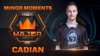 Minor Moments  Cadian FACEIT Major London 2018 [upl. by Niamart]