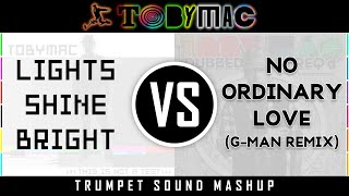 TobyMac  Lights Shine Bright vs No Ordinary Love GMan Remix MashUp  Lyric Video [upl. by Nyraa]