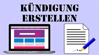 Kündigungsschreiben erstellen 📄 Tutorial Arbeitsvertrag kündigen  Verträge Kündigen Zeit [upl. by Olympe475]