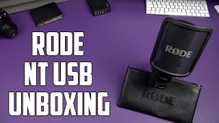 Best USB Microphone Rode NT USB Unboxing [upl. by Katee517]