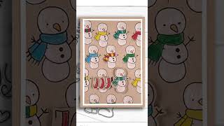 Simple Handmade Christmas Card [upl. by Anyg154]