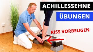 Achillessehnenriss und Reizung vorbeugen 3 SofortÜbungen für zuhause [upl. by Livia]