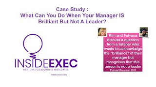 Case Study  When Your Brilliant Manager Is Not A Leader [upl. by Blen]