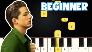 We Dont Talk Anymore  Charlie Puth ft Selena Gomez  Beginner Piano Tutorial  Easy Piano [upl. by Aronow]