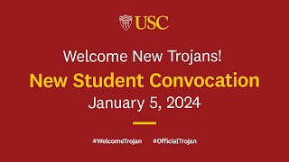 USC Spring New Student Convocation 2024 [upl. by Ecirb289]