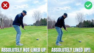 VERY COOL ALIGNMENT TIP TO FIND FAIRWAYS AND GREENS [upl. by Anrev]