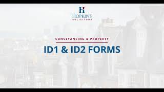 ID1 amp ID2 Forms [upl. by Rue]