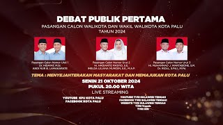 DEBAT PUBLIK PERTAMA PASANGAN CALON WALI KOTA DAN WAKIL WALI KOTA PALU TAHUN 2024 [upl. by Liane946]