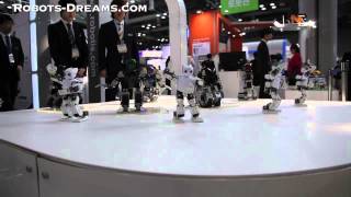 RobotWorld 2013 ROBOTIS Darwin Mini Humanoid Robot [upl. by Oilut]