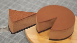 No Bake Easy Chocolate Mousse Cake [upl. by Bugbee]