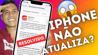 🔥IPHONES 11 XS  XR  NÃO ATUALIZA PARA O IOS 1741 RESOLVIDO 😱 [upl. by Jarrow]