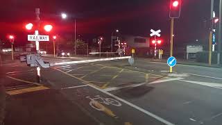 Wairakei Road level crossing [upl. by Atteuqal]