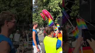 Handelsbanken cortege Stockholm pride ‘24 stockholm pride2024 stockholmpride [upl. by Lyrahc]