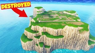 We DESTROYED SPAWN ISLAND in Fortnite Battle Royale [upl. by Epolulot655]