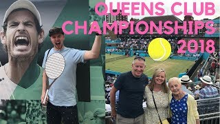 Queens Club Championships 2018  Tennis Vlog  London England [upl. by Anairad]