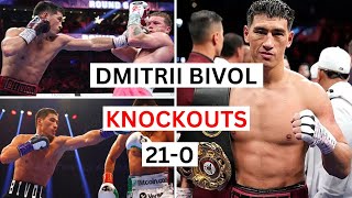 Dmitrii Bivol 210 All Knockouts amp Highlights [upl. by Idihsar]