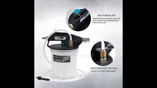 SMOTIVEPRO Pneumatic 2 Liter Vacuum Brake Bleeder Fluid Extractor Pump [upl. by Siraved]