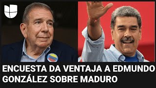 Elecciones en Venezuela Encuesta da ventaja a Edmundo González sobre Nicolás Maduro [upl. by Zeta407]