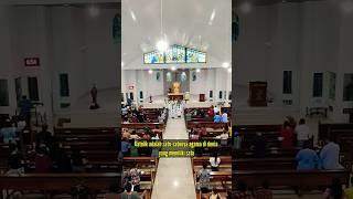 Gereja Katolik Yang Unik  katolikindonesia jesuschrist afirmasipositif wisatarohani katolik [upl. by Niemad]