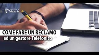 COME FARE UN RECLAMO O DISDETTA LINEA TELEFONICA  Broker per la Telefonia [upl. by Aisatsan]