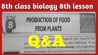 8th class biology 8th lessonquestion answernoteskthyoutube152 [upl. by Alyssa]