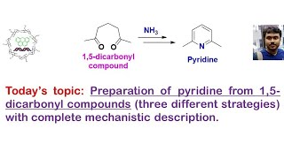 Preparation of Pyridine 15dicarbonyl compounds and ammonia followed by aromatization [upl. by Odlopoel]