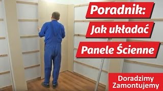 Poradnik montażowy Panele ścienne jak montować pokazuje fachowiec Vox remont [upl. by Keffer29]