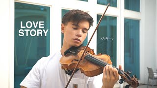 LOVE STORY Taylor Swift  Violin Cover by Alan Milan [upl. by Eenwat234]