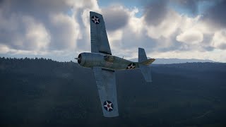 War Thunder Dogfights in the F4F4 Wildcat Realistic Battles [upl. by Lainey]