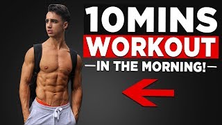 10 MIN MORNING WORKOUT NO EQUIPMENT BODYWEIGHT WORKOUT [upl. by Mullen]